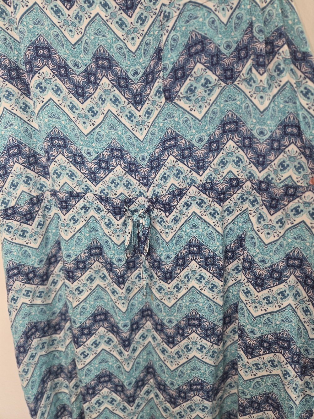Pink Republic Blue Teal Printed Women’s Dress Midi